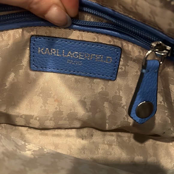 Karl Lagerfeld Periwinkle Handbag - Picture 5 of 8